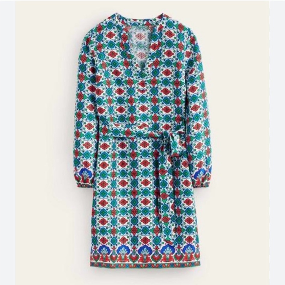 Boden Cleo linen tunic dress size 6!